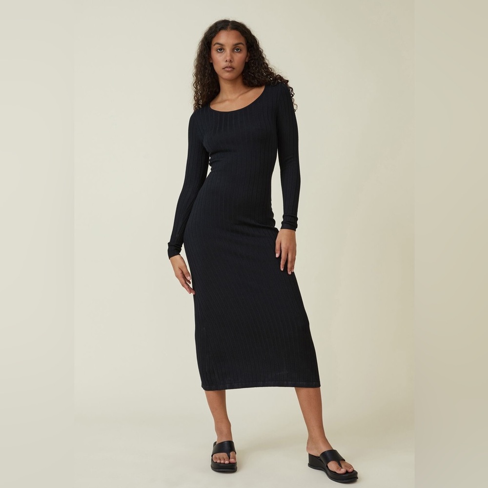 Cotton On Space Dye Midaxi Dress